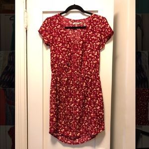 Urban Outfitters Red Floral Dress